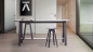Preview: Andersen Barhocker HC1 schwarz 67cm, Ledersitz